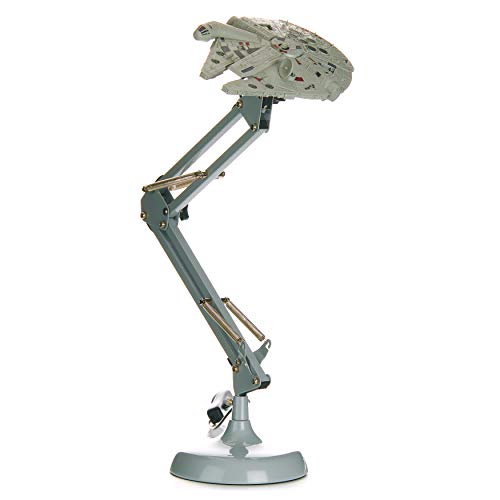 Paladone Millennium Falcon Posable Star Wars Novedad Luz de escritorio | Regalo para todas las edades, Gris