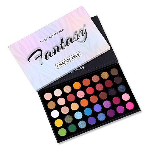 Paleta de sombras de ojos de colores Contorno de maquillaje Paleta de sombras de ojos metálicas Maquillaje Brillo mate 40 colores Altamente pigmentado Profesional Cálido Bronce natural Neutro ahumado