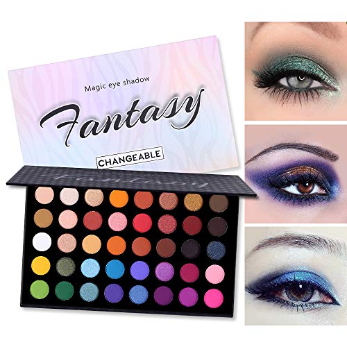 Paleta de sombras de ojos de colores Contorno de maquillaje Paleta de sombras de ojos metálicas Maquillaje Brillo mate 40 colores Altamente pigmentado Profesional Cálido Bronce natural Neutro ahumado