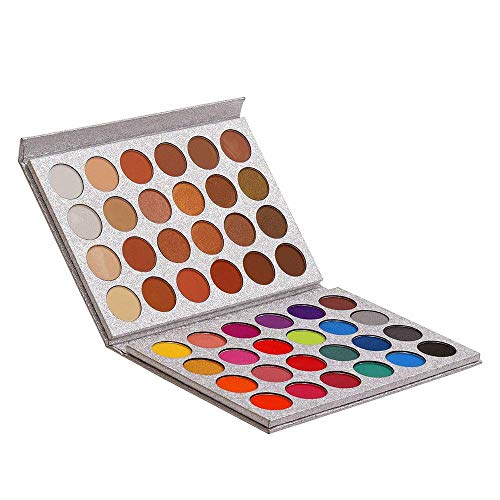 Paleta de sombras de ojos Maquillaje Brillo mate 48 colores Desnudos profesionales altamente pigmentados Cálido Bronce natural Neutro Sombras de ojos cosméticas ahumadas