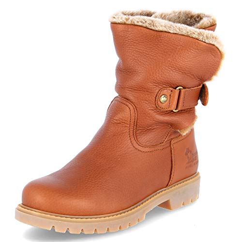 Panama Jack Felia B8 - Botas Antideslizantes de cuero mujer, color marrón(Cuero / Bark), talla 38