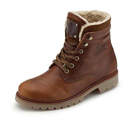 Panama Jack Panama 03 Aviator, Botas Militar para Hombre, Marrón (Cuero C22), 43 EU