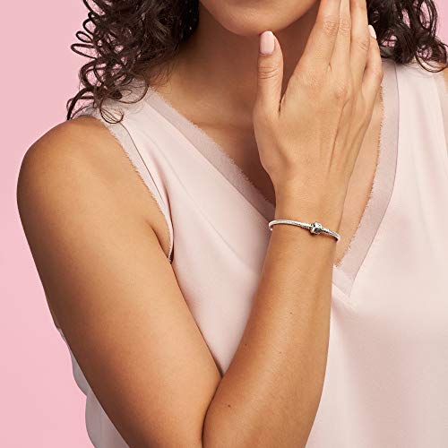 PANDORA 590702HV Moments - Pulsera de Plata de Ley 925 con Cierre de Cuentas, para Mujer