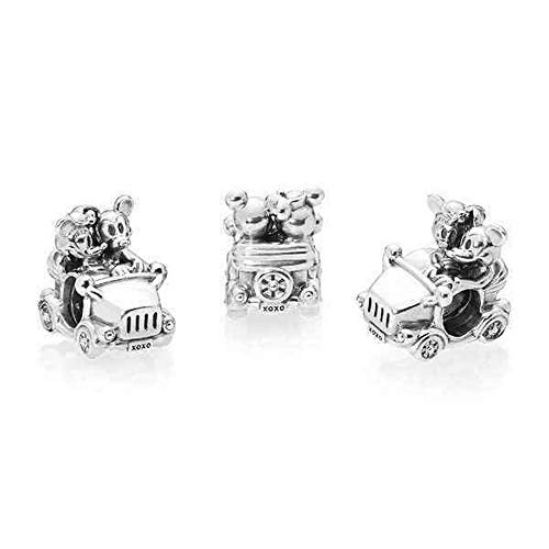 Pandora 797174 - Abalorio para coche de Minnie Mouse y Mickey Mouse