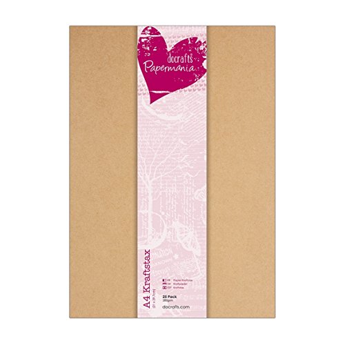 Papermania - Papel de estraza DIN A4 (280 g, 25 Unidades)