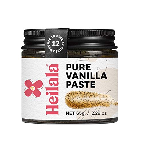 Pasta de Granos de Vainilla, 65g - Perfecta para hornear, Vainilla pura seleccionada a mano y de origen ético de Polinesia (Pure Vanilla Bean Paste)