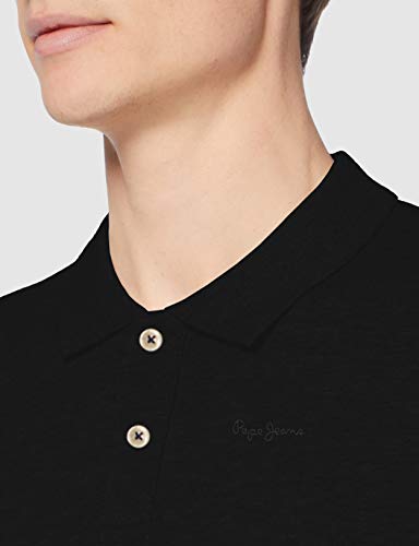 Pepe Jeans Vincent Polo, Negro (Black 999), Medium para Hombre