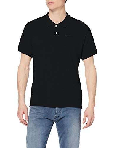 Pepe Jeans Vincent Polo, Negro (Black 999), Medium para Hombre