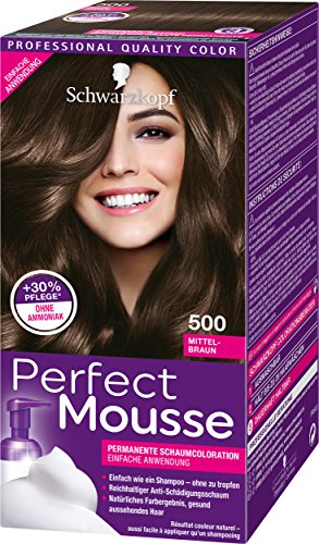 Perfect Mousse Tinte permanente 650, 3 unidades, (3 x 93 ml)