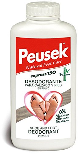 PEUSEK Polvo Desodorante Para Calzado y Pies 150 g