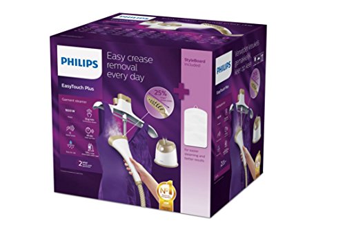 Philips GC524/60 EasyTouch Plus Vaporizador de prendas, 1600 W, 1.6 litros, Color Crema