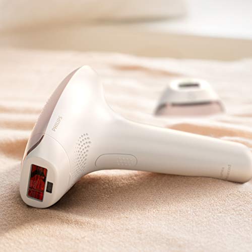 Philips Lumea Advanced BRI922/00 - Depiladora Luz Pulsada, para la Depilación Permanente del Vello, Visible en Casa con sensor de tono de piel, 2 Cabezales para Cuerpo y Cara, y mini Limpiador Facial