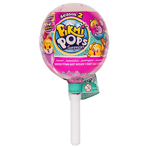 Pikmi Pops Serie 2 -  Piruleta 2 Peluches Perfumados Coleccionable con Sorpresas, Multicolor (Giochi Preziosi PKM07001)