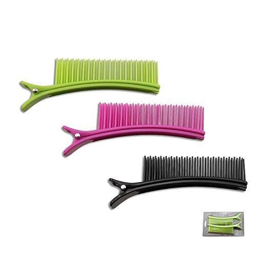 PiniceCore 2 PC/Lot Profesionales del Pelo del Clip de Abrazaderas de peluquería seccionamiento Herramienta de Corte Peluquería teñido Perm Peine Salón de Secado