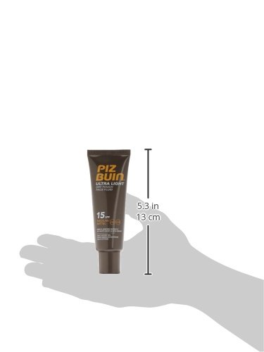 Piz Buin - Protección Solar, Ultra Light Dry Touch Fluido Solar Facial SPF 15 - Protección media Bote 50 ml