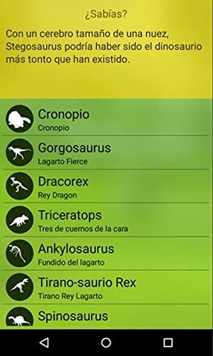 Planeta Prehistórico: Mejor Enciclopedia de Dinosaurios y Animales Prehistóricos, Imágenes y Sonidos de Dinosaurios, Aplicación Español