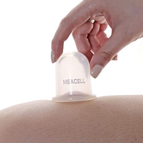 Plastimea Copas Masaje Celulitis Ventosa Silicona 100% Hipoalergénica | Prevenir Celulitis y Piel de Naranja | Masajeador Anticelulitico para Muslos Glúteos Abdomen Brazos y Piernas | Meacell