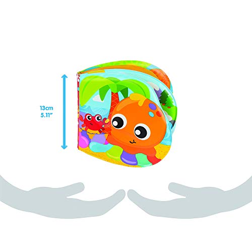 Playgro Libro de Baño, Con Sonidos, A partir de los 6 meses, Sin BPA, Splashing Fun Friends Bath Book, Multicolor, 40180