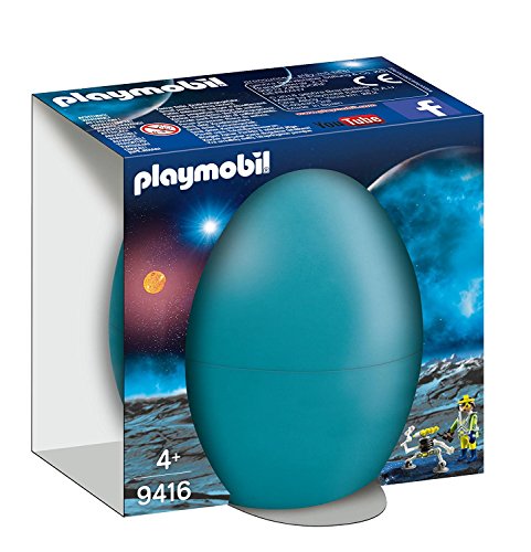 PLAYMOBIL- Agente Espacial con Robot Juguete, Multicolor (geobra Brandstätter 9416)