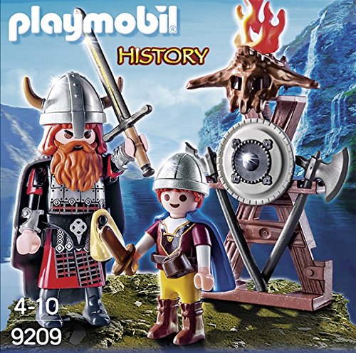 PLAYMOBIL Huevos-9209 Vikingos con Escudo, Multicolor (9209)