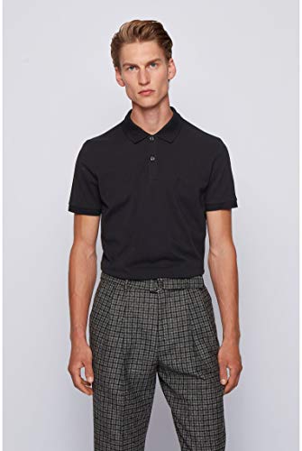 Polo Hugo Boss "Pallas" in Cotone PiquÃ¨ Uomo BOSS cod.50303542 BLACK SIZE:XXL