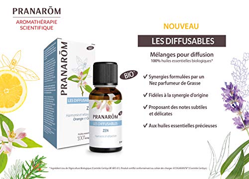 Pranarom - Mezcla de difusión Zen 30 ml - Aromaterapia y difusión