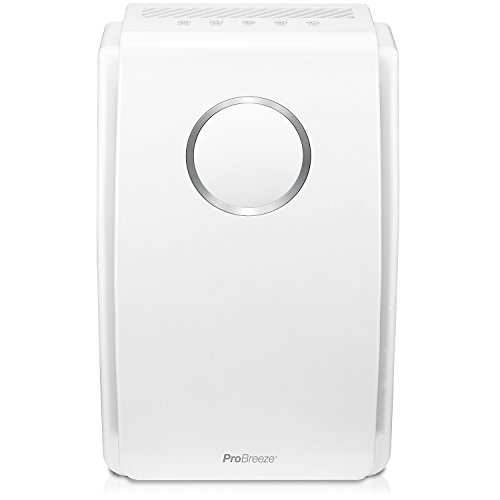 Pro Breeze Purificador de aire 5 en 1 con pre-filtro, filtro HEPA, filtro de carbón activado, catalizador frío y generador de iones negativos. Contra las alergias y los olores (CADR 218, 40 m²)