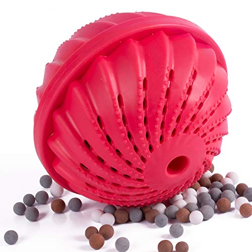 ProfessionalTree 2 pelotas de lavado - Pelotas de lavado con bolas de cerámica - Lavado sin detergente - para aprox. 1.500 lavados  Pelota de lavado rosa con olor a lavanda