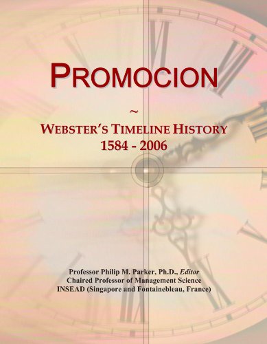 Promocion: Webster's Timeline History, 1584 - 2006