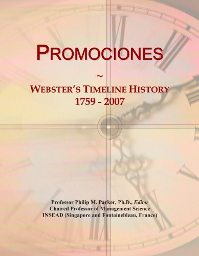 Promociones: Webster's Timeline History, 1759 - 2007