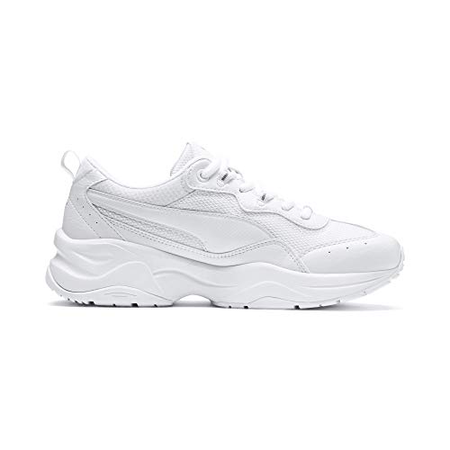 PUMA Cilia, Zapatillas para Mujer, Blanco White/Gray Violet Silver, 40 EU