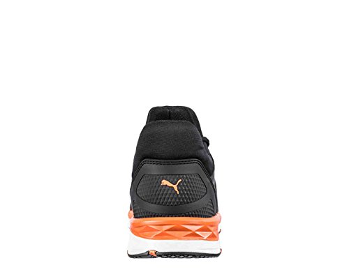 Puma SAFETY 633870 RUSH 2.0 MID S1P - Zapatos de seguridad para hombre (talla 43), color negro y naranja