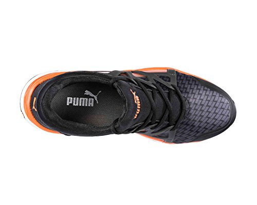 Puma SAFETY 633870 RUSH 2.0 MID S1P - Zapatos de seguridad para hombre (talla 43), color negro y naranja