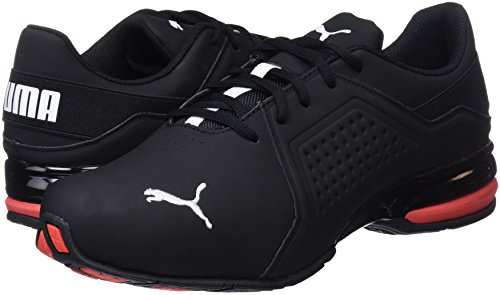 PUMA Viz Runner, Zapatillas de Running para Hombre, Negro Black White, 43 EU