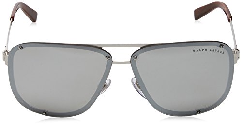 Ralph Lauren 0Rl7055 Gafas de Sol, Brushed Silver, 64 para Hombre