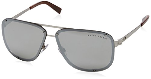 Ralph Lauren 0Rl7055 Gafas de Sol, Brushed Silver, 64 para Hombre