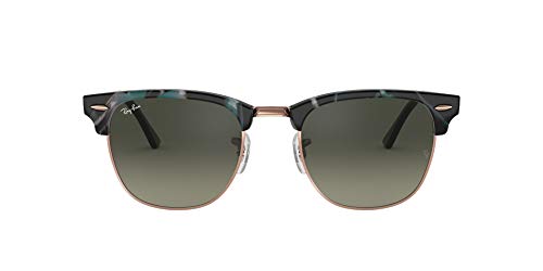 Ray-Ban 0RB3016 Gafas de sol, Spotted Grey/Green, 49 para Hombre