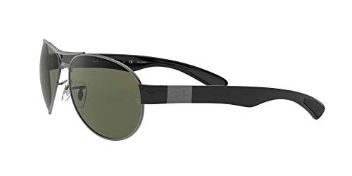 Ray-Ban 0RB3509 Gafas de sol, Gunmetal, 63 para Hombre