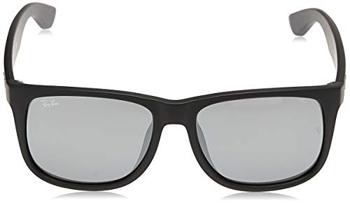 Ray-Ban 0RB4165F-58-622-6G Gafas, Rubber Black/Grey Mirror Silver, 58 para Hombre