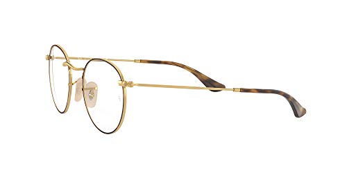 Ray-Ban 0rx 3447v 2945 47 Monturas de gafas, Gold On Top Havana, Hombre