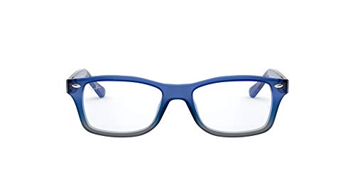 Ray-Ban 0Ry1531, Monturas de Gafas Unisex-Niños, Azul (Blue Gradient Iridescent Grey), 46