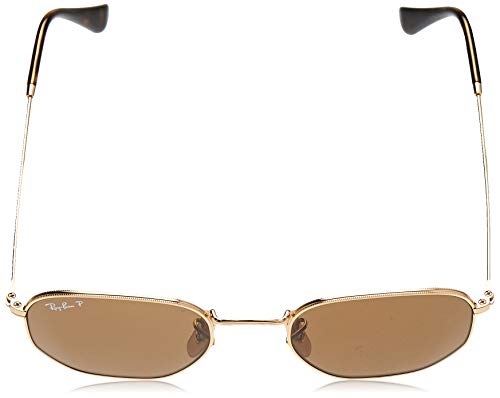 Ray-Ban 3548N, Gafas de Sol para Hombre, color Marrón (Gold Braun Klassisch B-15)