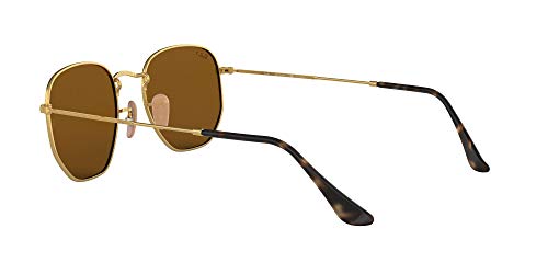 Ray-Ban 3548N, Gafas de Sol para Hombre, color Marrón (Gold Braun Klassisch B-15)