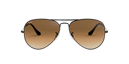 Ray-Ban Aviator Large Metal, Gafas de Sol Unisex Adulto, Plateado (Silver (004/51)), 58