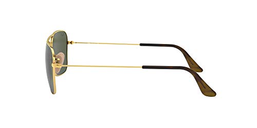 RAY-BAN Caravan 181 Gafas de sol, Negro (Gold), 55 Unisex