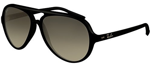 Ray-Ban - CATS 5000 RB 4125, Aviator, propionate, unisex, BLACK/GREY SHADED(601/32), 59/13/140