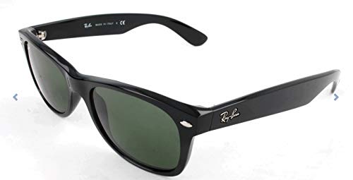 Ray-Ban goma Negro polarizado verde clásico del G-15 de 55 mm RB2132 NUEVO CAMINANTE gafas de sol Wayfarer