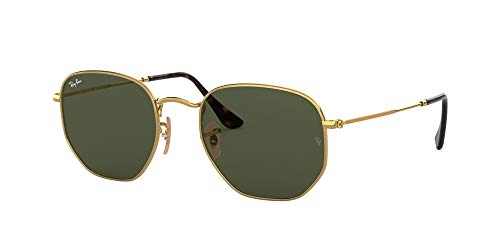 Ray-Ban - HEXAGONAL METAL RB 3548N,Geométrico metal hombre, Dorado, 48