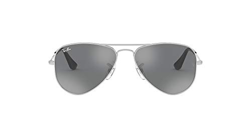 Ray-Ban JUNIOR 0rj9506s 212/6g 52 Gafas de sol, Shiny Silver, Unisex-niños