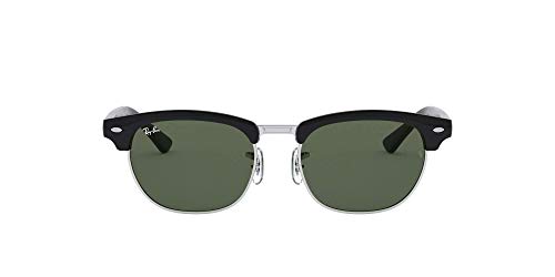 Ray-Ban JUNIOR Clubmaster Junior Gafas de sol, Black, 45 Unisex-Niño